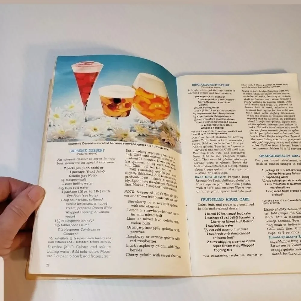 Vintage Joys of Jello Gelatin Cookbook